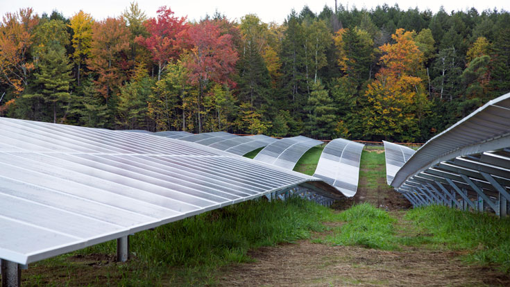 Coolidge Solar Energy Center in Vermont.