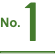 Icon of the number one