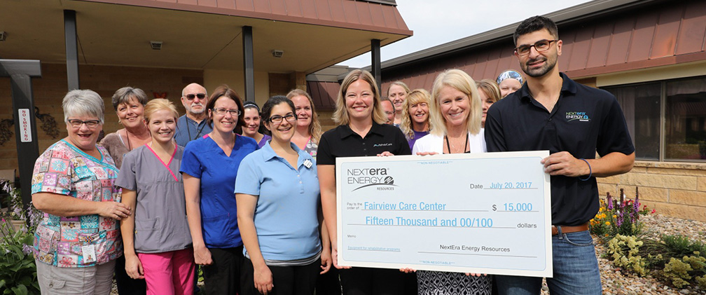 Fairview Care Center check Fairview Care Center check