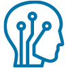 Brain connectivity icon