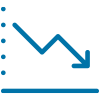 Line graph going downward