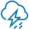 Thunder storm icon