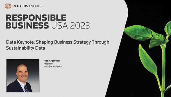 Data Keynote of Rich Argentieri at Reuters NYC Responsible Business USA