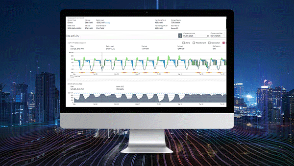 NextEra Analytics Realize software on a computer monitor
