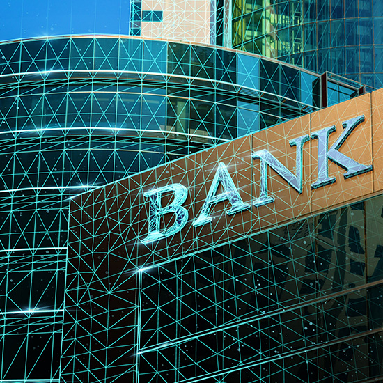 Investment banking concept with a technical grid overlay Investment banking concept with a technical grid overlay
