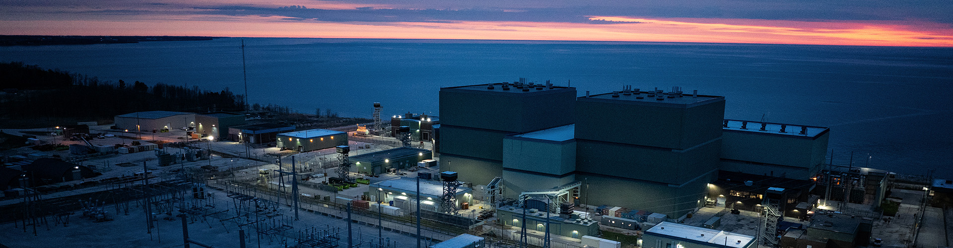 NextEra renewable energy plant at sunrise