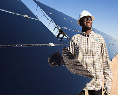NextEra Energy Resources employee on Blythe & McCoy Solar Energy Centers
