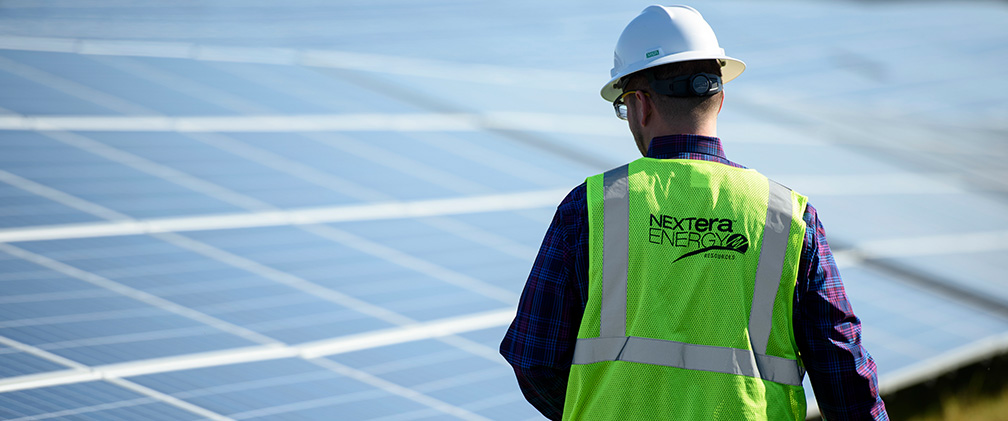 NextEra Energy Resources employee at White Pine Solar Energy Center