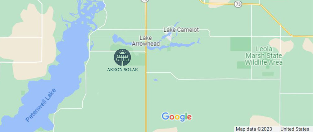 Akron Solar Project Map