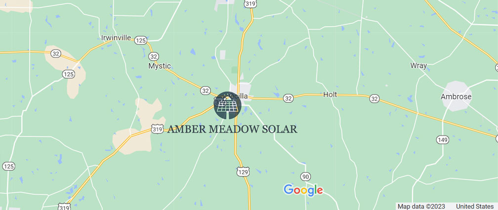 Amber Meadow Solar Map