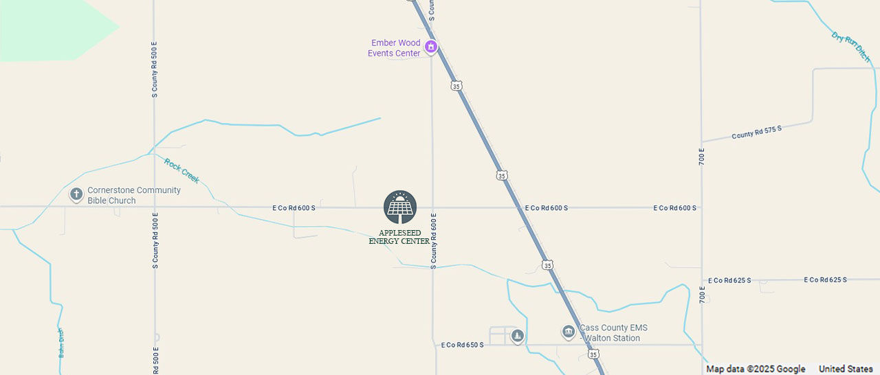 Appleseed Energy Center Project Map
