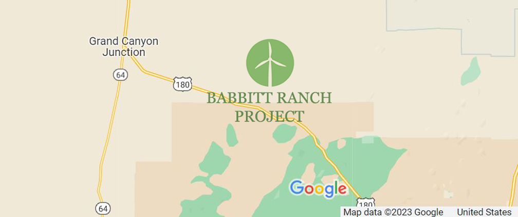 Babbitt Ranch Project area of interest.