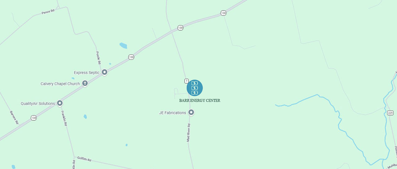 Barr Energy Center project map