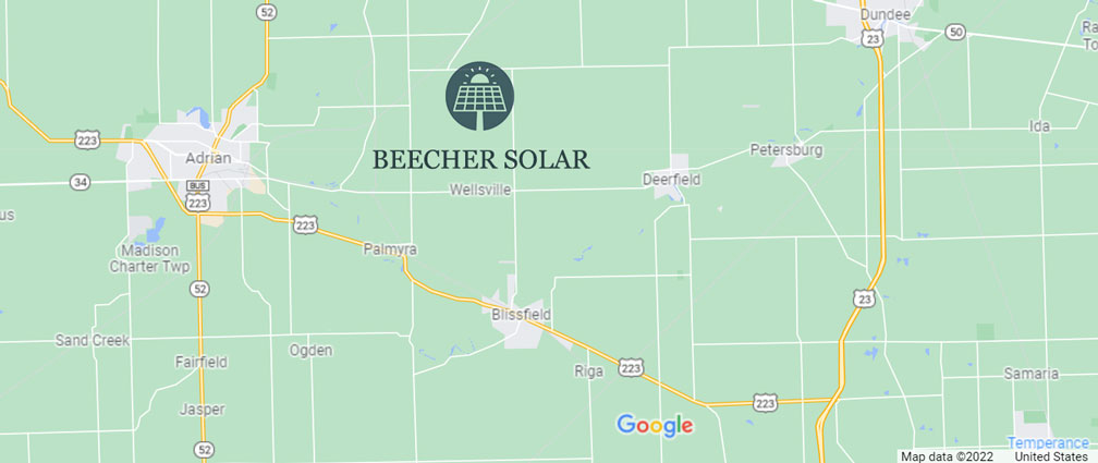 Beecher Solar Map