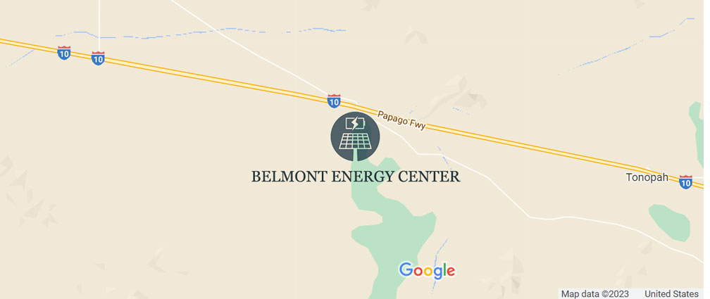 Belmont Energy Center Map