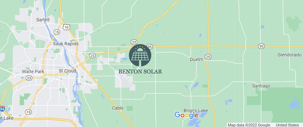 Benton Solar Map