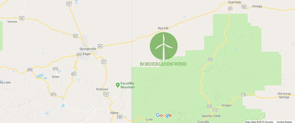 Borderlands Wind Map