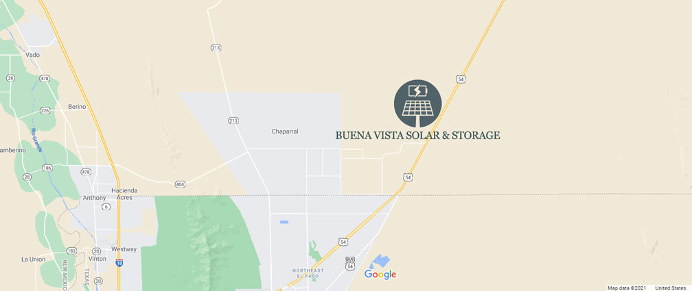 Buena Vista Solar Project area of interest.