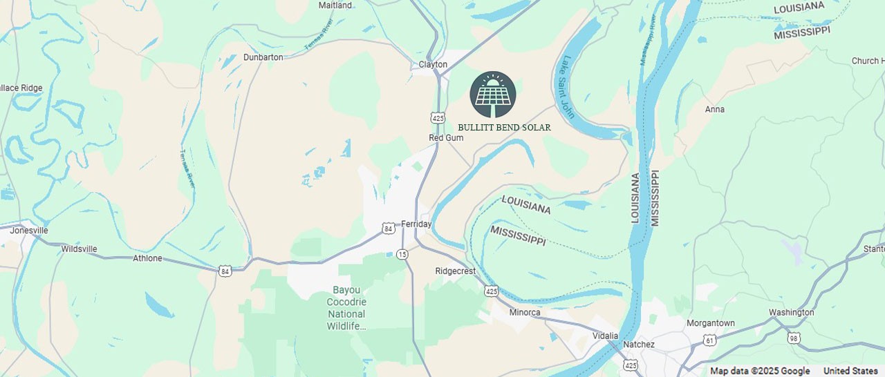 Bullitt Bend Solar Project Map