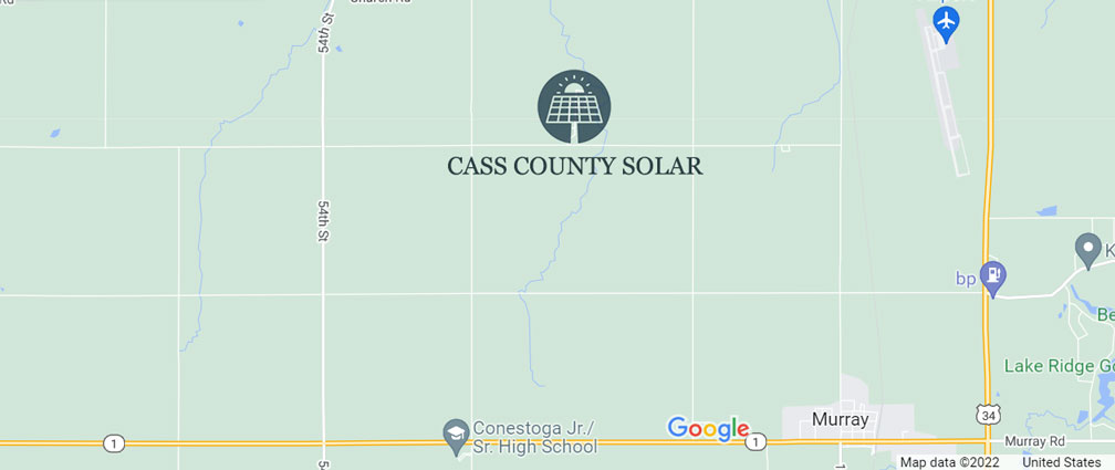 Cass County Solar project area of interest.