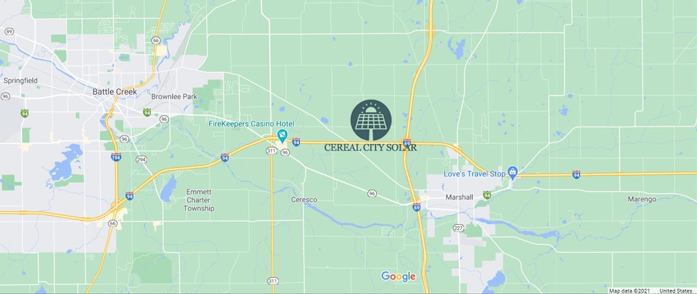 Cereal City Solar Project area of interest.