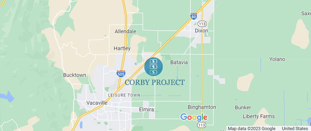 Corby Project Map