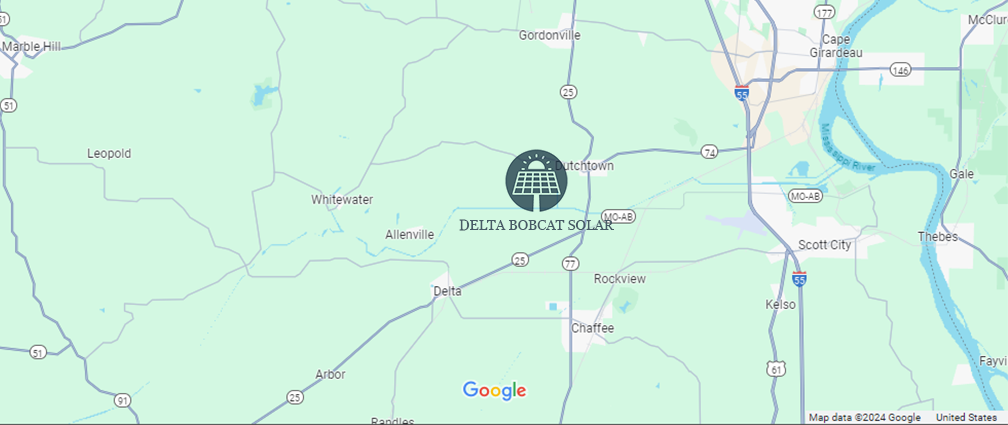 Lutesville Solar Project area of interest.