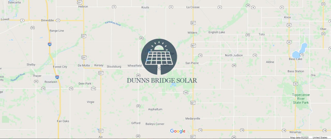 Dunns Bridge Solar project area of interest