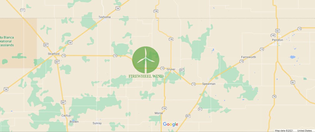 Firewheel Wind Project area of interest.