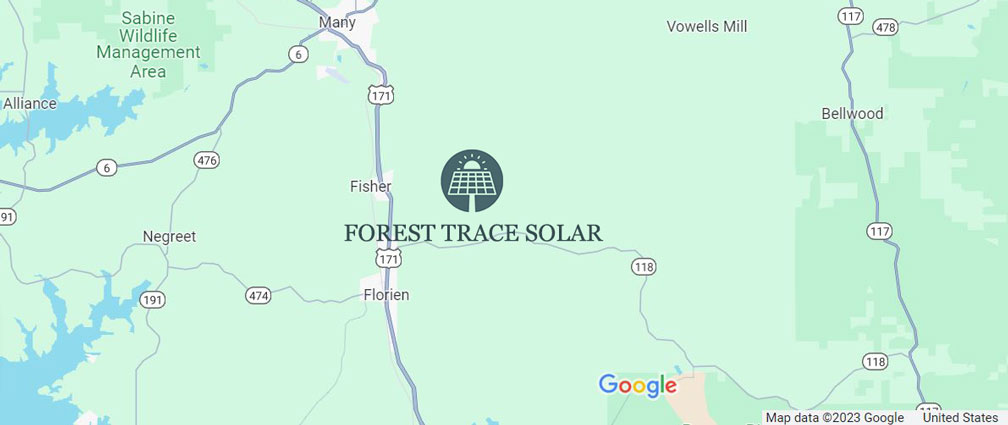 Forest Trace Solar Project Map