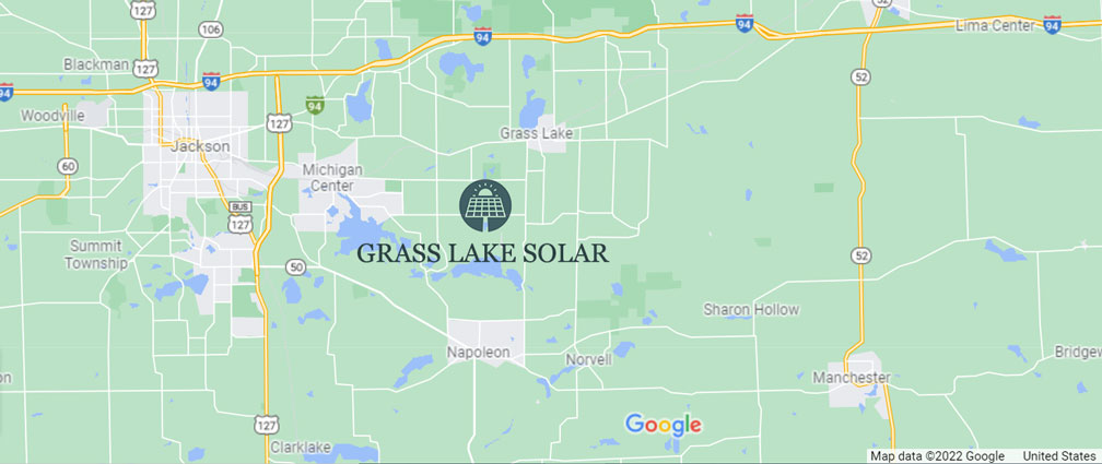 Grass Lake solar map