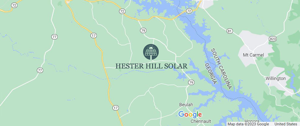 Hester Hill Solar Project Map
