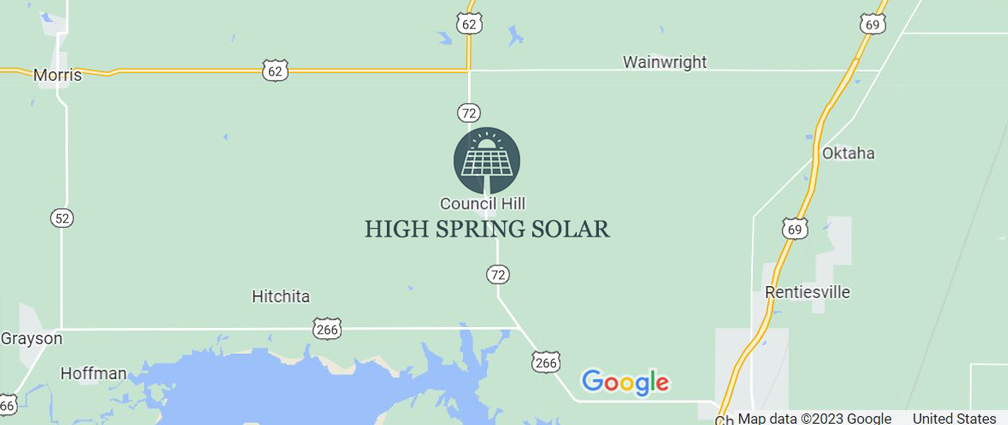 High Spring Solar Map