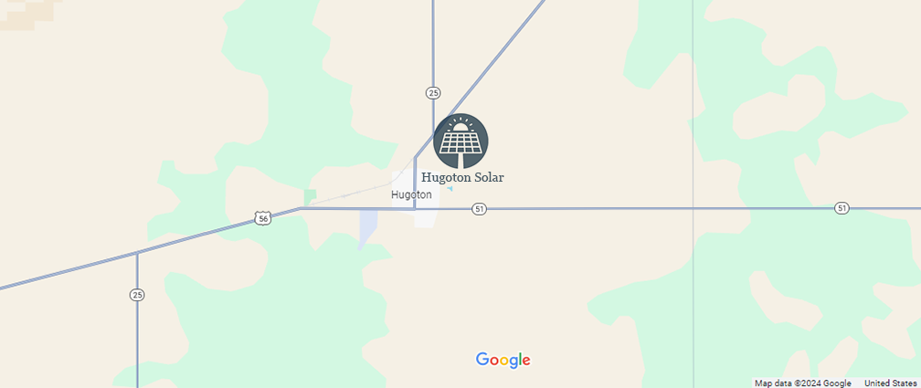 Hugoton Solar Project Map