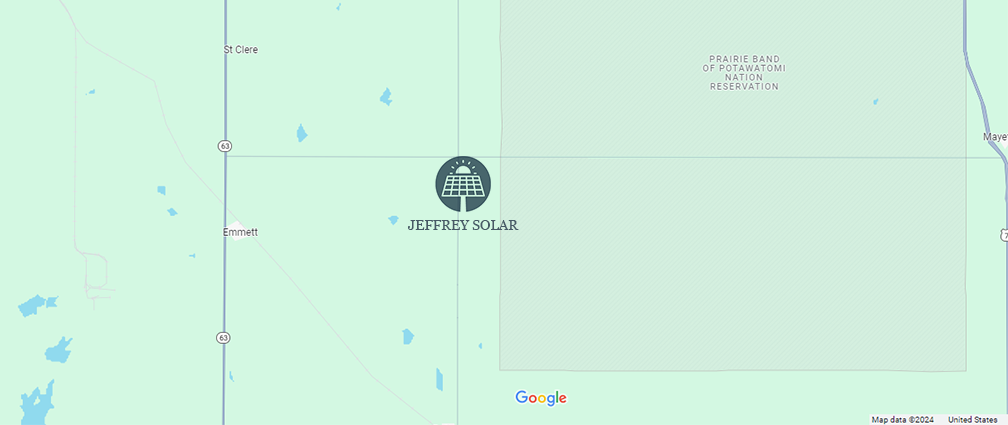 Jeffrey Solar Project Map