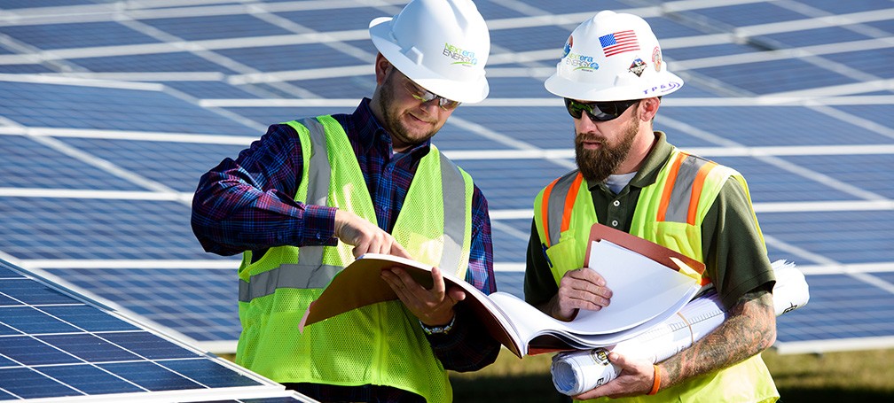 River Bend Solar Energy Center employees
