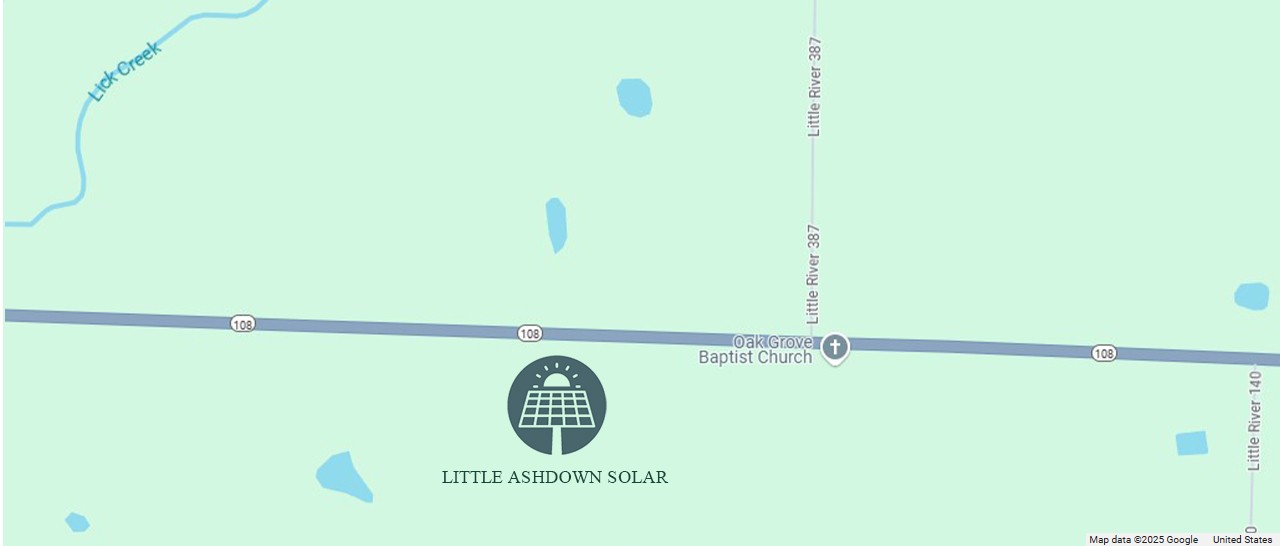 Little Ashdown Solar Map Project Map