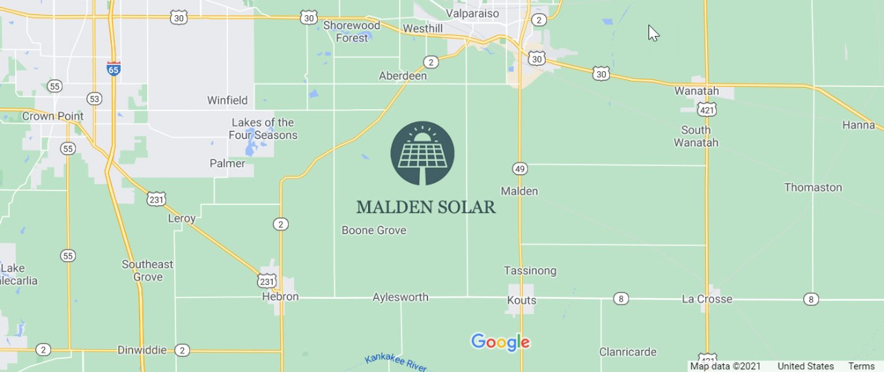 Malden Solar Map