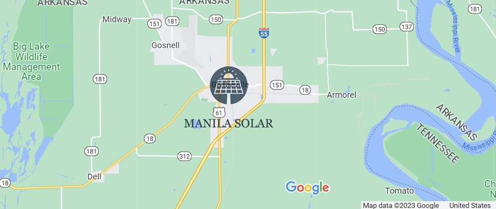 Manila Solar Project Map