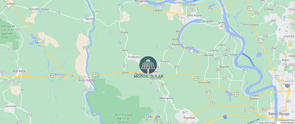 Mondu Solar Project area of interest.