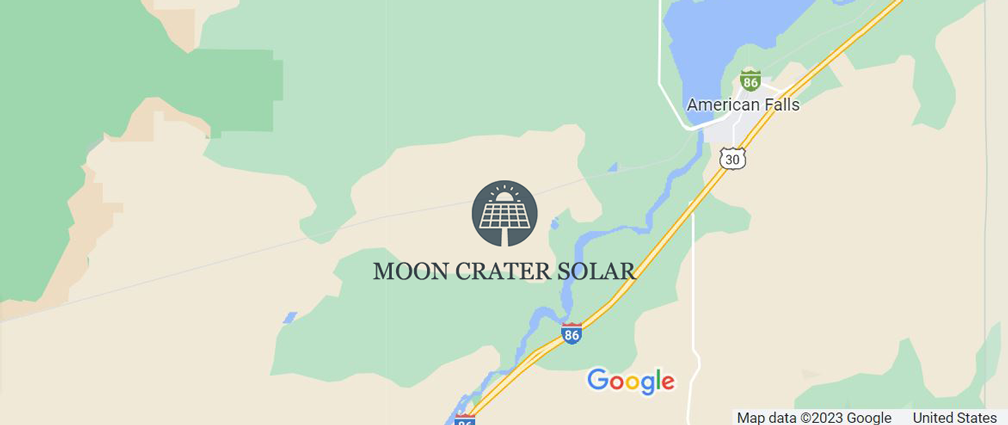 Moon Crater Solar Project Map
