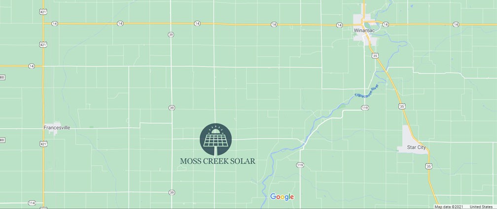 Moss Creek Solar Project area of interest.