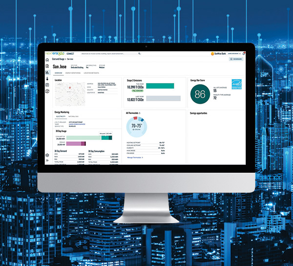 NextEra Analytics software on a computer monitor