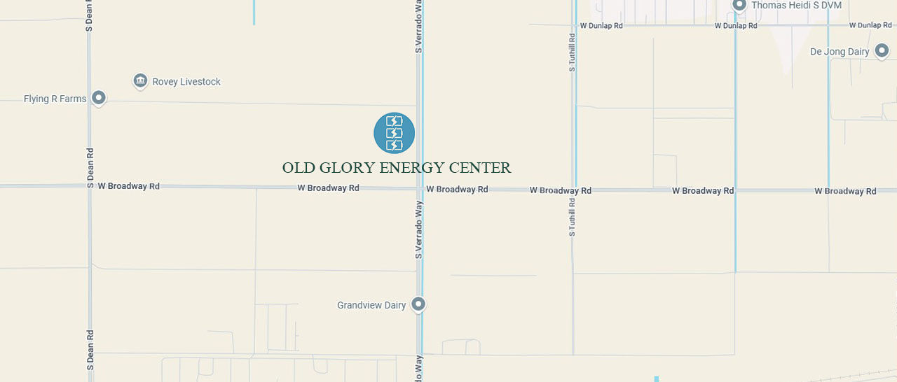 Old Glory Energy Center project map