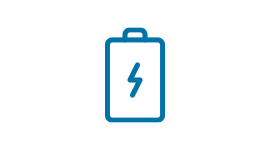 Battery charging icon