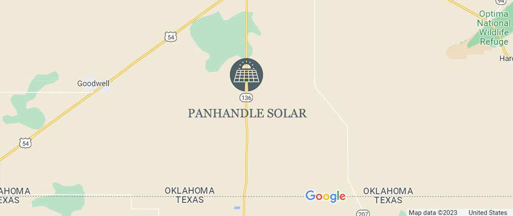 Panhandle Solar Project Map