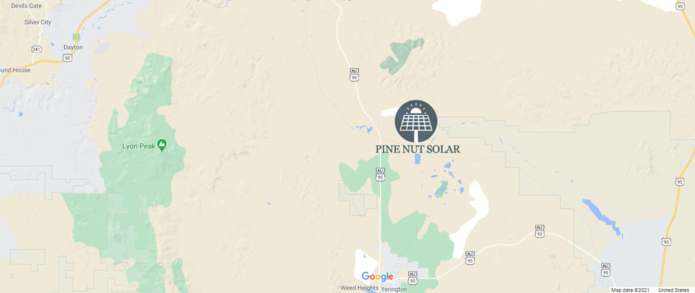 Pine Nut Solar Project area of interest.
