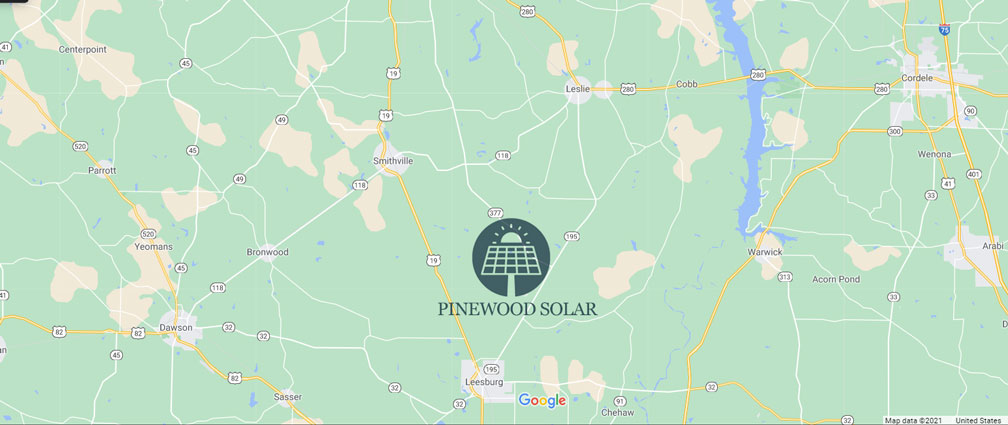 Pinewood Solar Project area of interest