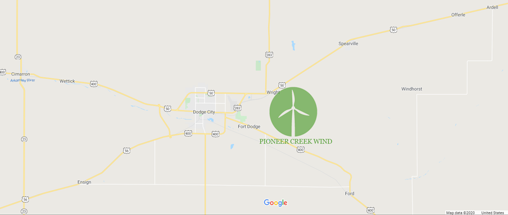 Pioneer Creek Wind Map