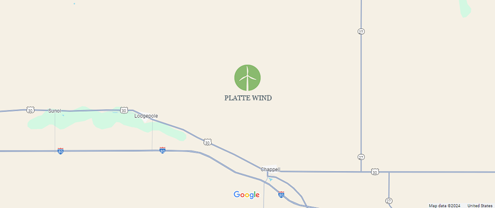 Platte Wind Project Map